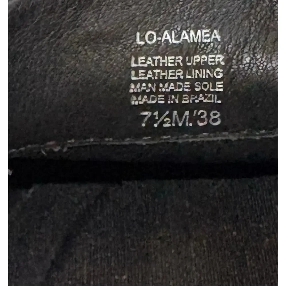 Louise et Cie Lo-Alamea Stylish Classic Black Loafer Flats - Women's Size 7.5 M
